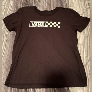 Women’s Vans Black T-Shirt, Size:Small